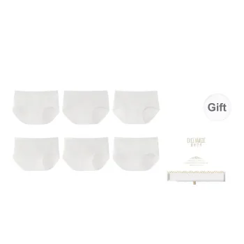 XIA.WA.ZHI.XIU Underpants Women's Shopping Bag 6 Pack