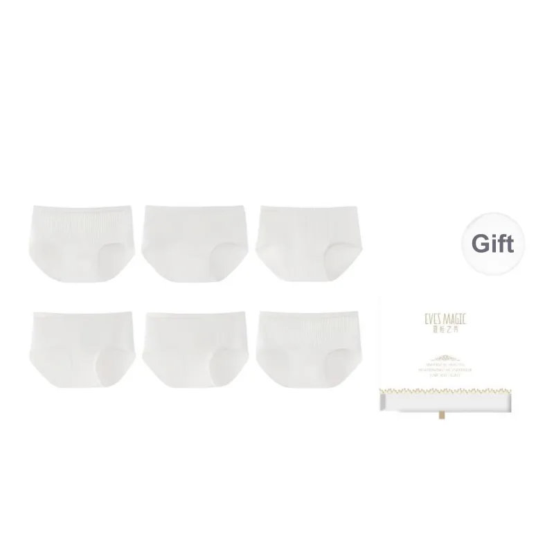 XIA.WA.ZHI.XIU Underpants Women's Shopping Bag 6 Pack-0