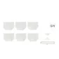 6A White Chain+White Handle+White Jacquard+V-Shape Jacquard+V-Shape Jacquard+White Chain