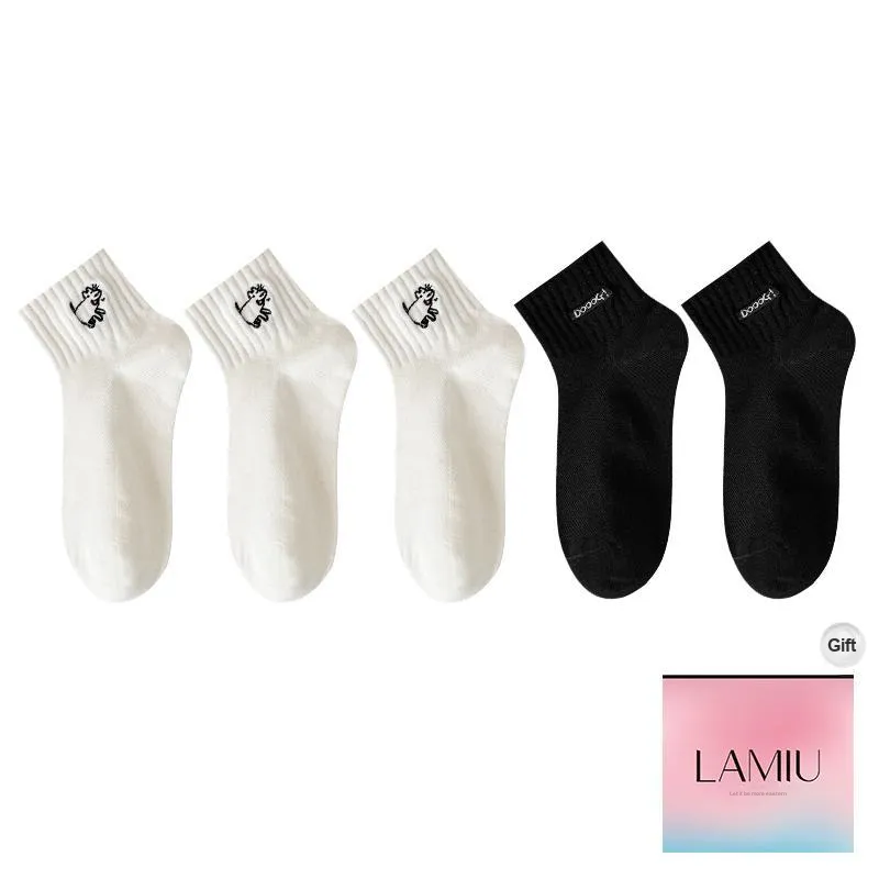 Lan Miao Ankle Socks Women's Shopping Bag Combo Set-8