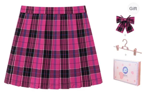 Tokyo Season Casual Short Skirts Women's Gift Box Set Rose Red