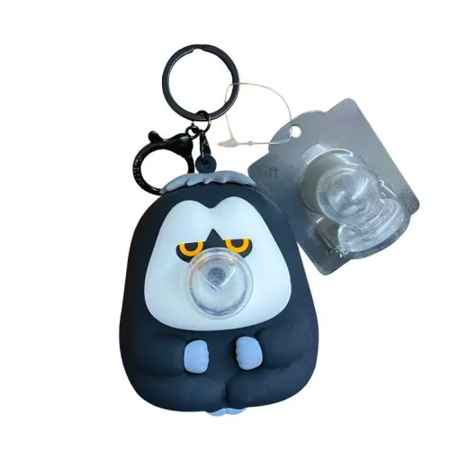Baimao Keychain Backpack Pendant Keychain Unisex