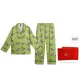Green Two-Piece Set (Long-Sleeved Top+Pants)