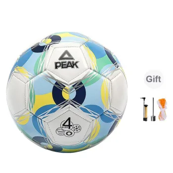 PEAK Iridescent Size 5 Soccer TPU Unisex White Blue