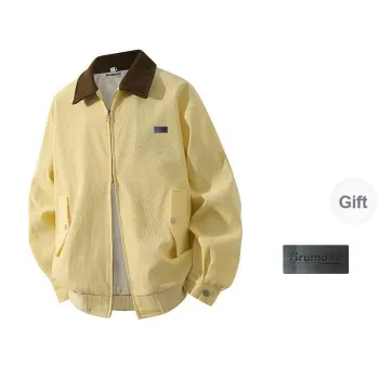 BRUMAIRE Jacket Unisex Yellow Comes With Brooch