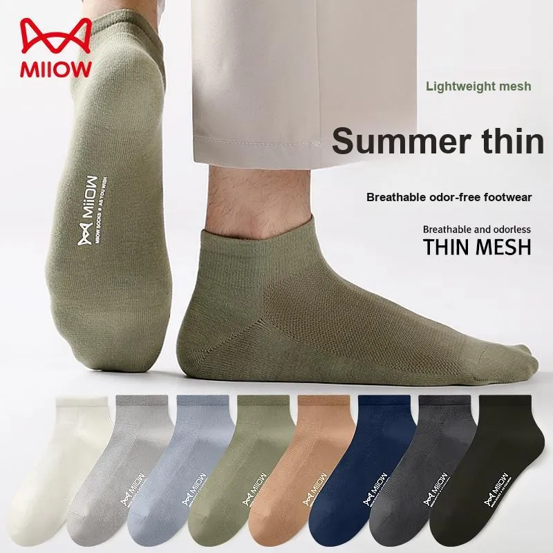 MIIOW Cool One Summer Series Ankle Socks Men's 5 Pack-31
