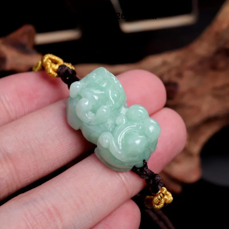 Pengshan Glutinous Jade Jadeite Bracelets Unisex-10