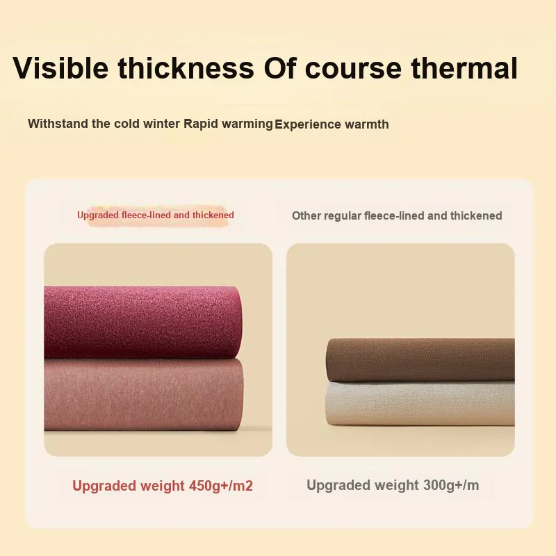 Cotton Gene Thermal Set Women's Ginger Red-1
