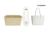 [Two-Piece Set]Glacier White Shoulder Pads+Storage Liner