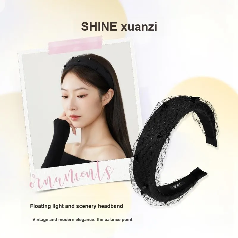 SHINE Crystal, Polyester Headbands Women's-4