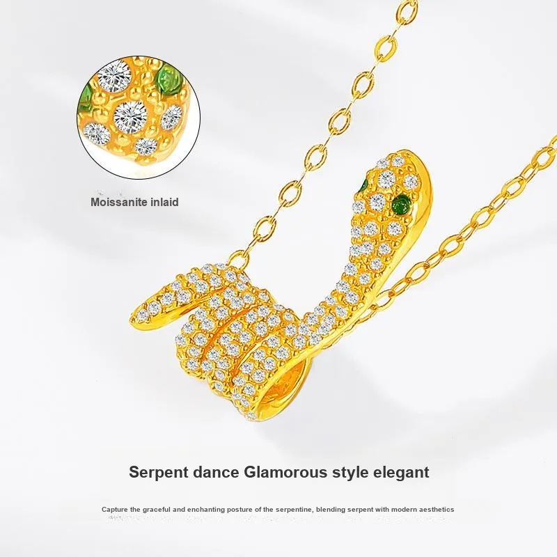 POTTICY 18K Gold Pendants Unisex-3