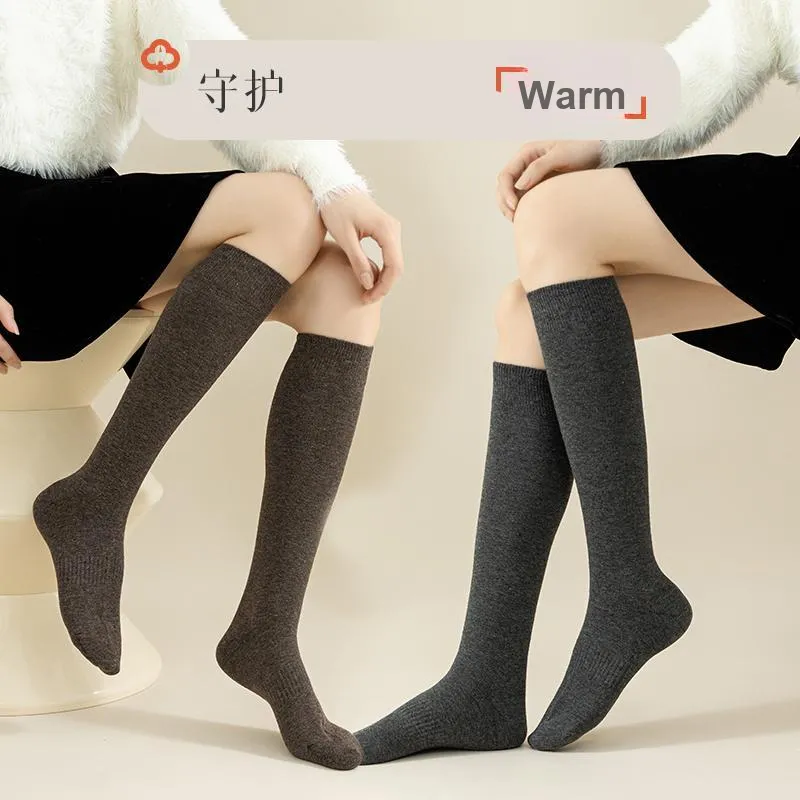XIANSINIAO Knee High Socks Women's 2 Pack-7