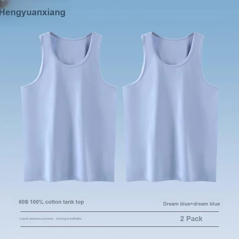 H YXIANG Tank Top Men's Combo Set-33