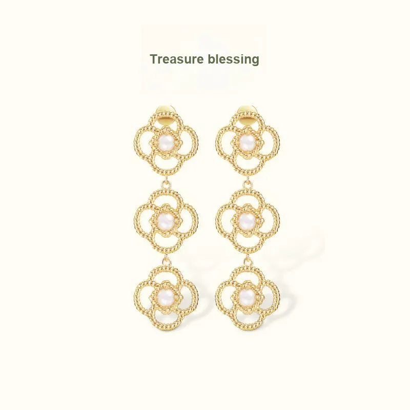 BAODEYI 18K Gold Plated Copper Earrings Unisex-5
