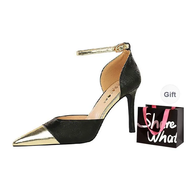 BIGTREE Slim Heel High Heels Women's-8