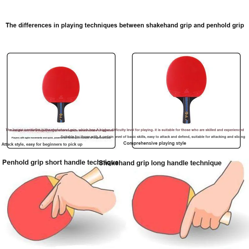 PEAK Ping Pong Paddles Unisex All Wood Set-18