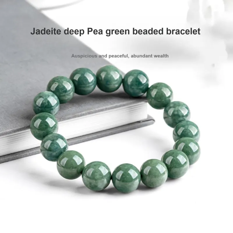 Emerald Bean Type Jadeite Bracelets Women's-1