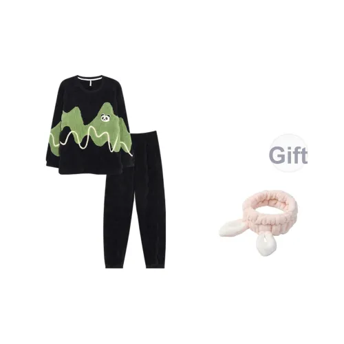 LEZIYUN Пижамный комплект Осенний и Зимний Женский