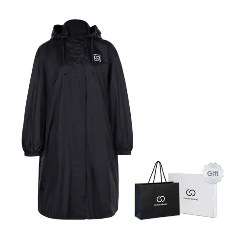 Chester Charles Trench Coats Women's Black