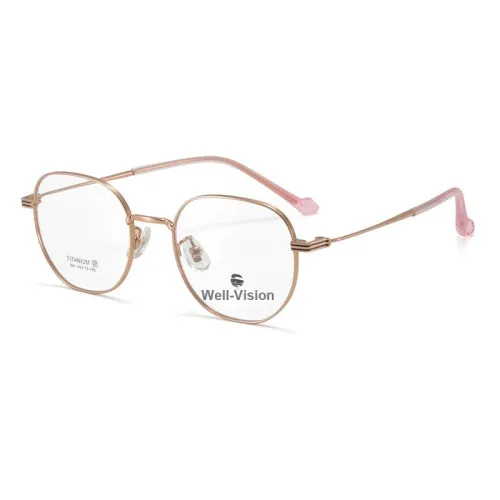 Cornstone Чистый титан Нерегулярная форма Оправы для очков Женские