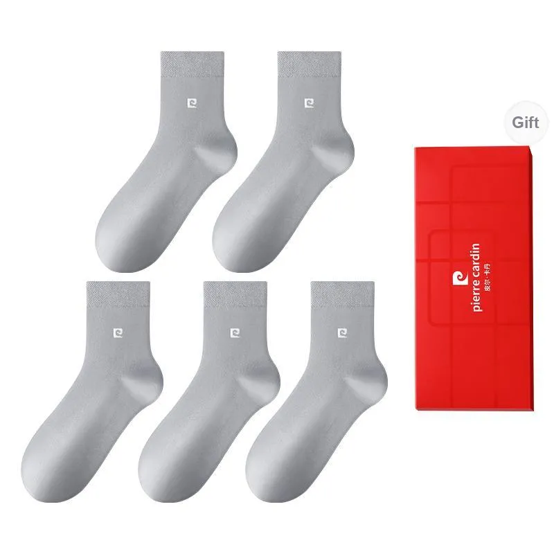 PIERRE CARDIN Mid Calf Socks Men's 5 Double Box-4