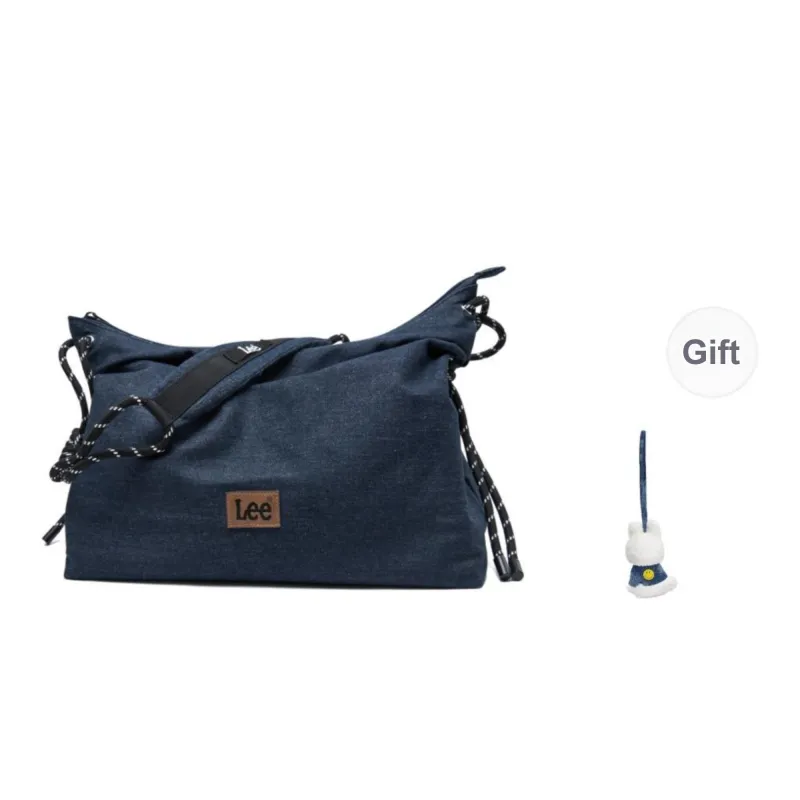 Lee Denim American Vintage Shoulder Bag, Crossbody Bag Medium Size Unisex Black/Denim Blue/Khaki-17