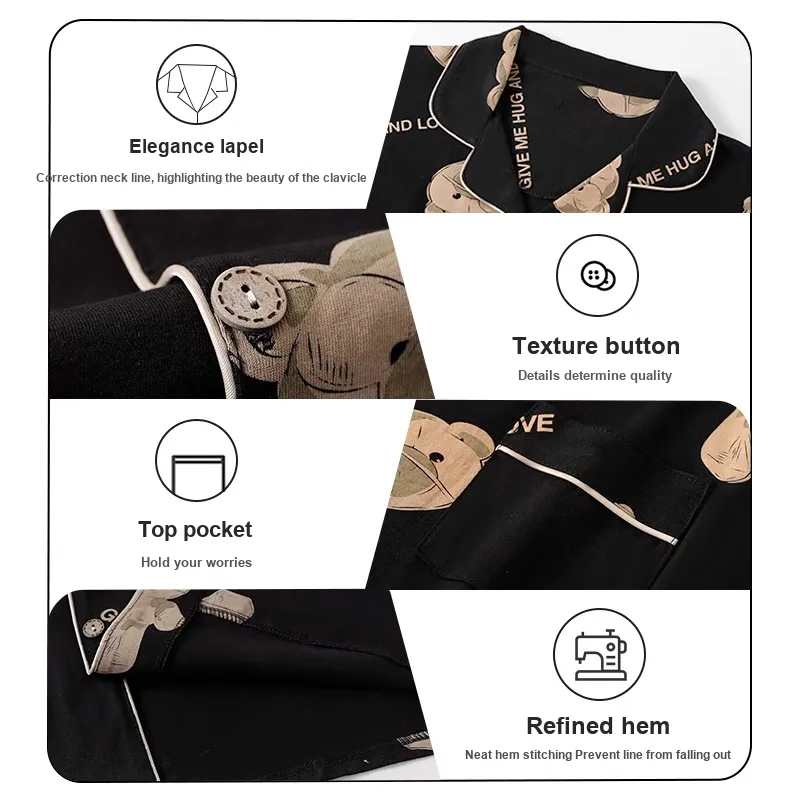 O'MESIK Unisex Pajama Sets-2