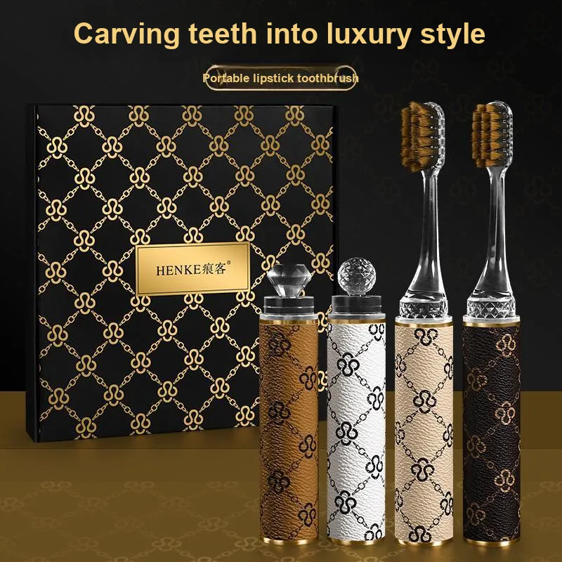 HENKE Innovative Soft Bristle Lip & Brush Toothbrush Portable High End Controller-1