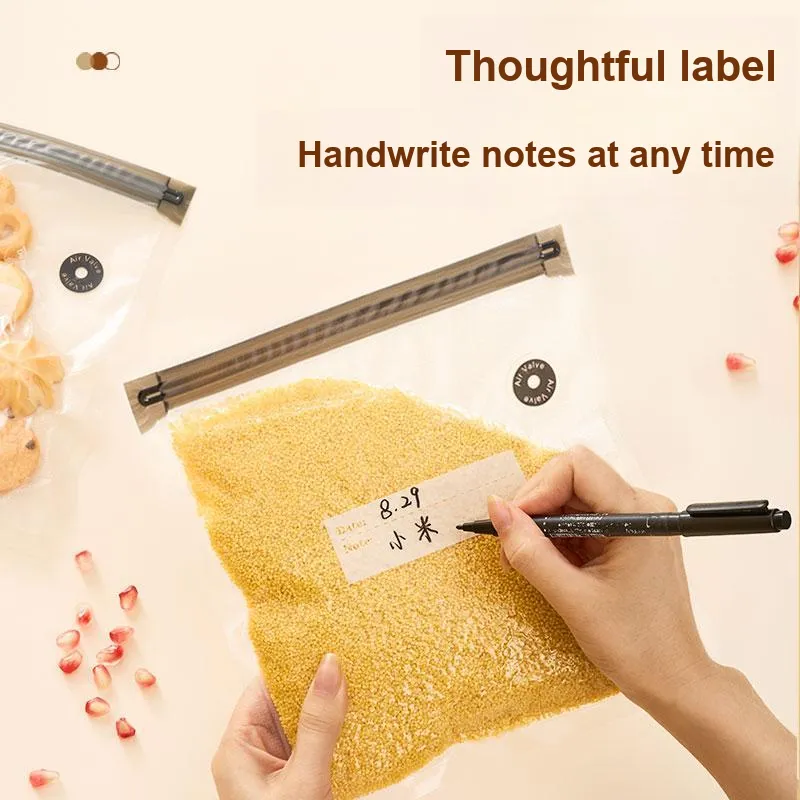 Haiying Transparent Visible Double Sealed Storage Bag-1