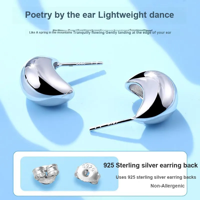 LAOYINJIANG S925 Silver Earrings Women's-6