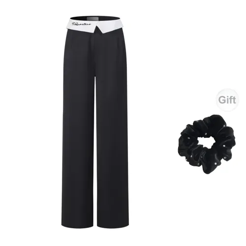 Three Quarters Casual Pants Women's Black