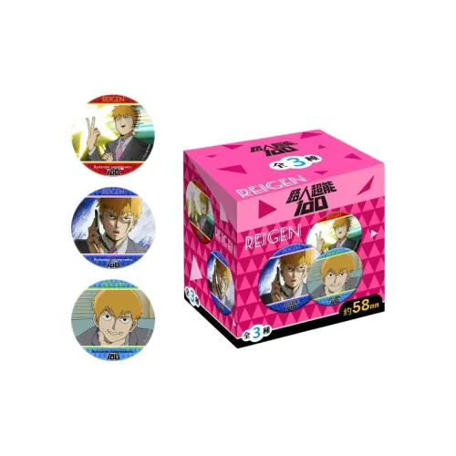 MOUXUYY Spirit Energy 100% Spirit Enchanting New Laser PEDESTRIAN Superpower 58mm Значки