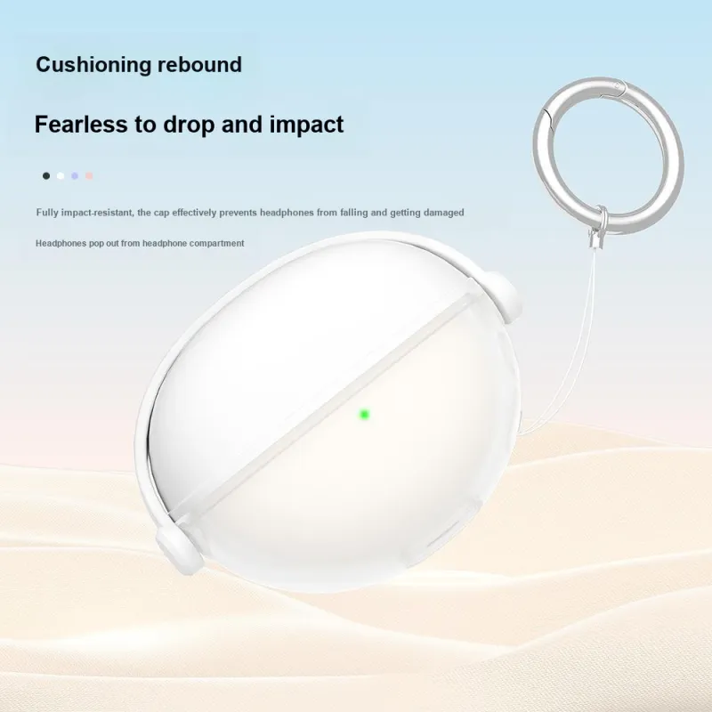 Tong Tong Rabbit Compatibility With FreeClip/Freebuds Pro 3/Pro 4/5i/6i Silicone Huawei Headphone Cases-1