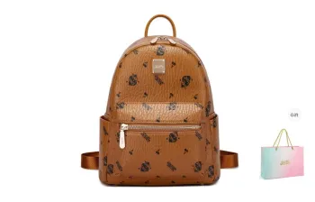 Pepsi PVC Backpack Women's Cherry Blossom Pink/Cognac