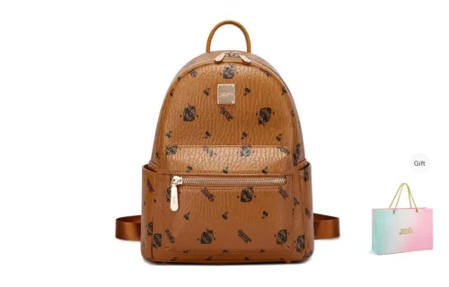 Pepsi PVC Backpack Women's Cherry Blossom Pink/Cognac