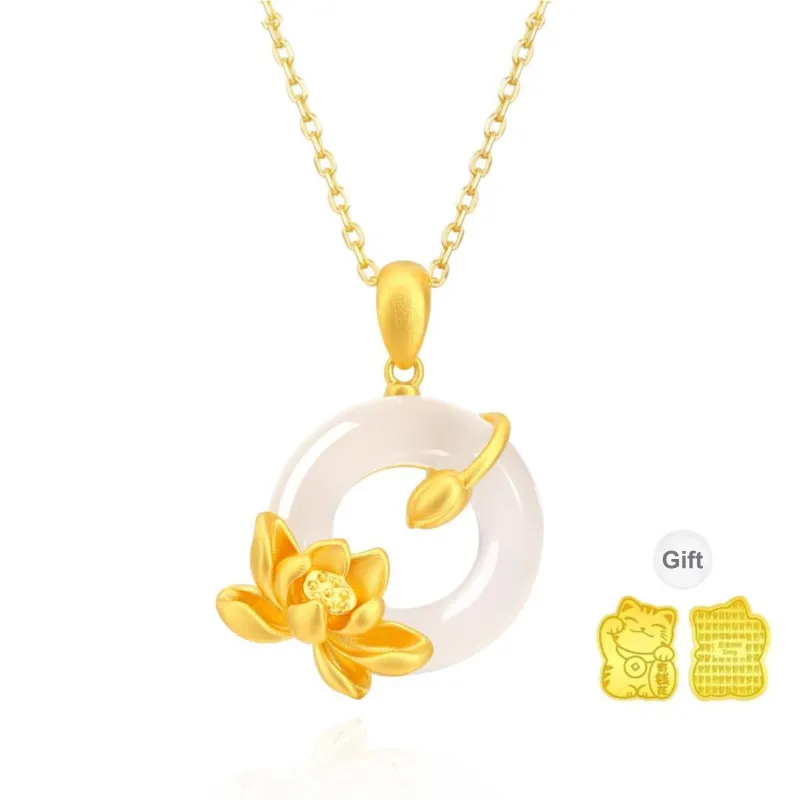 ZSY Chalcedony Jade Necklaces Women's-0