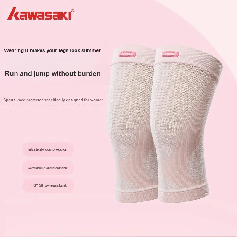 Kawasaki Running Mountaineering Cycling Badminton Basketball Fitness Women's Polyamide Polyester Elastane Knee Pads-17