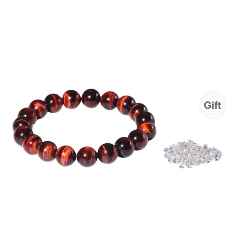Stone On The Line Tiger's Eye Stone Bracelets Unisex-2