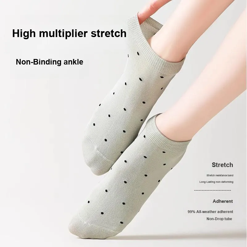 XIA.WA.ZHI.XIU Ankle Socks Women's Shopping Bag 7 Pack-3