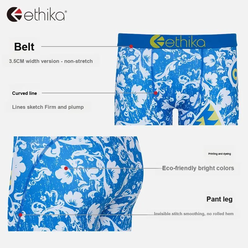 ETHIKA Underpants Men's 1 Pack Surfing Shark-2