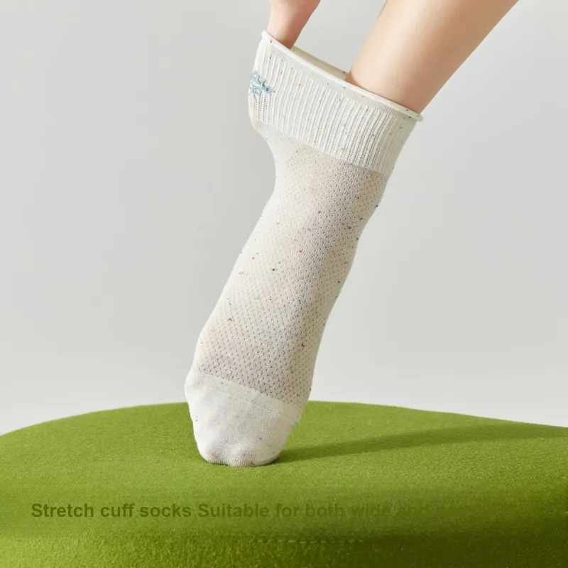 Temooues Mid Calf Socks Women's Combo Set-3