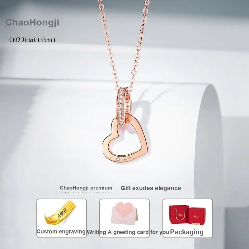 CHAOHONGJI S925 Silver Necklaces Women's-3
