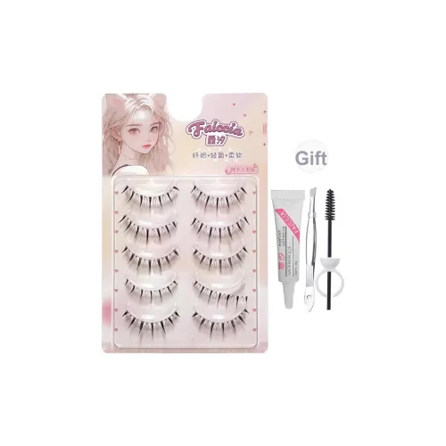 FAICCIA Барби Фея Eyelashes Клей Версия 5 Ряды