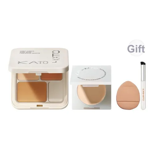 KATO Монохромный+N01 Кремовый Сырой Трехцветный Корректор Точно подходящий Выравнивание тона кожи