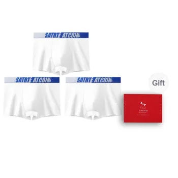 RED DRAGONFLY Cotton Panties Men's 3 Pack Gift Box Set