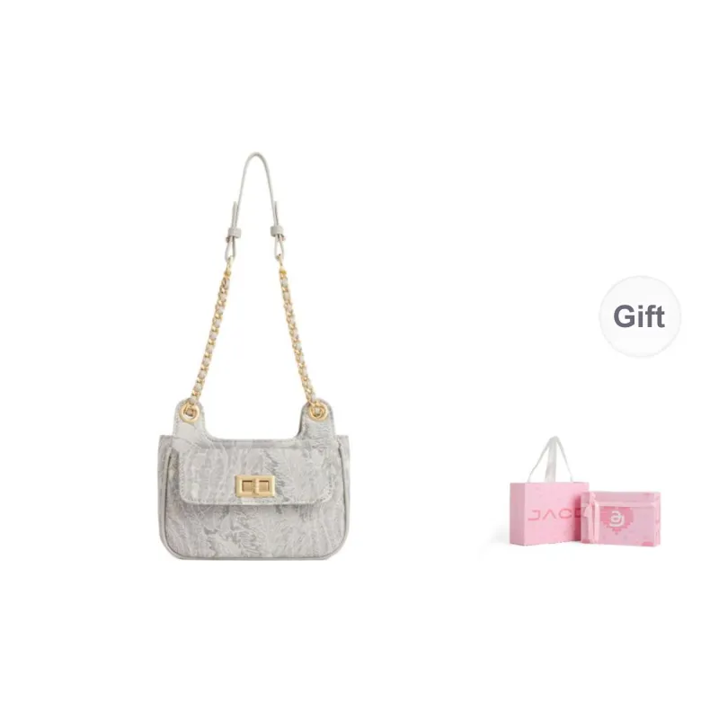 JACD PU Shoulder Bag Regular Women's Tai Mountain Gray/Snowflake Gray-0