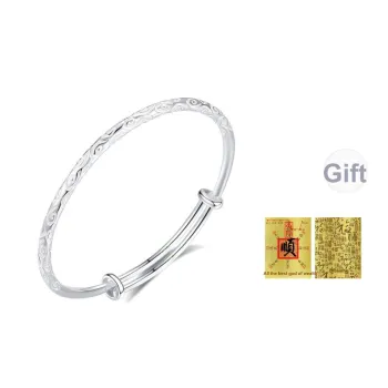 Bear Silversmith 999 Fine Silver Sterling Silver Bangle Women's