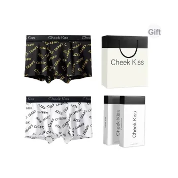 Cheekkiss Underwear Gift Box Men's Comfortable And Breathable Boxer Shorts 2 Pack