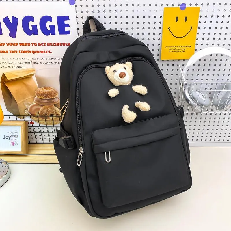 Yalu Nylon Backpack Unisex Multicolor-3
