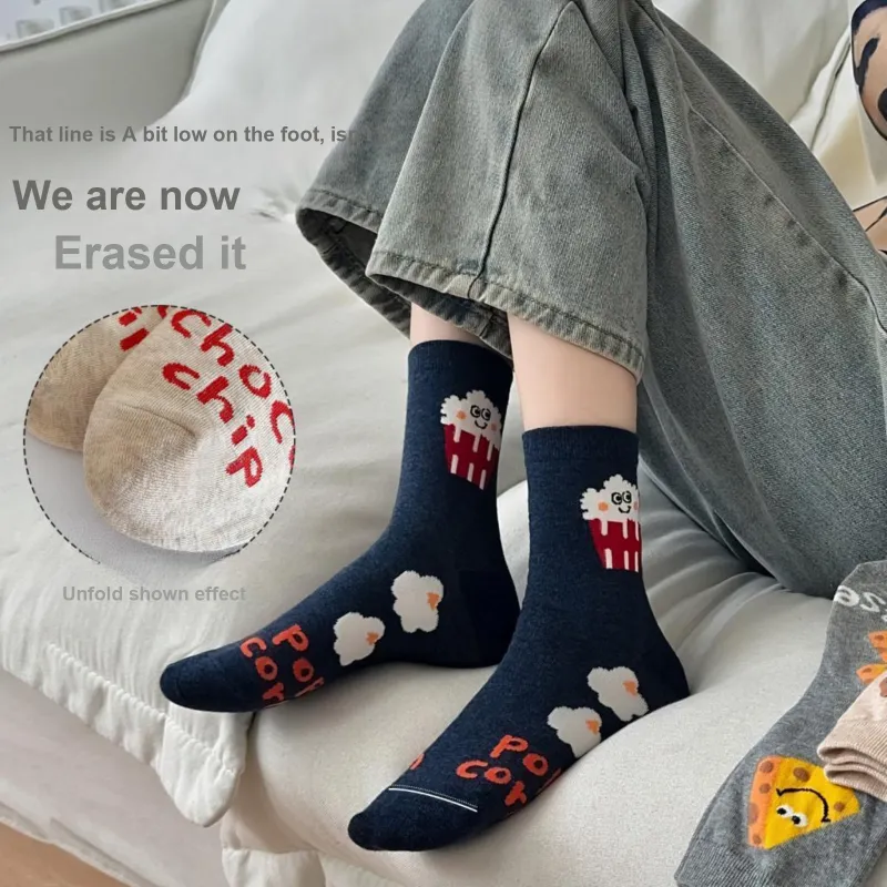 XXLLG Mid Calf Socks Women's 3 Pack-5